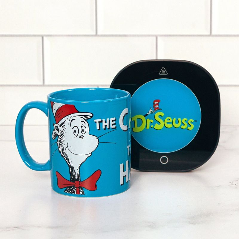 Uncanny Brands Dr. Seuss Cat In The Hat Mug with Warmer, 3 of 6
