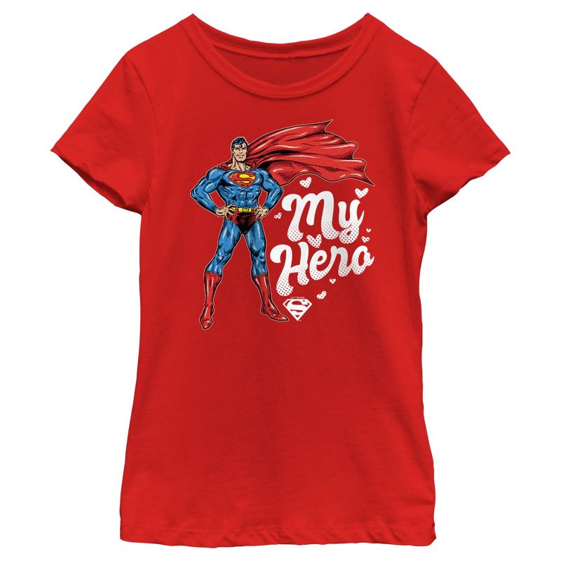 Girl's Superman My Hero T-Shirt, 1 of 6