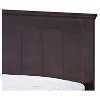 Twin Schiuma Wood Contemporary Bed Cappuccino - Baxton Studio - 3 of 4