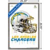 Trends International NFL Los Angeles Chargers - Drip Helmet 20 Framed Wall Poster Prints - 3 of 4