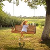 VINGLI 5 FT Outdoor Porch Swing, Heavy Duty 880 LBS Patio Hanging Swing Bench with Chains for Yard, Garden - 3 of 4