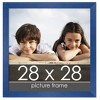 PosterPalooza | Square Classic Modern Blue Picture Frame - UV Acrylic, Foam Board Backing, Hanging Hardware - 2 of 4