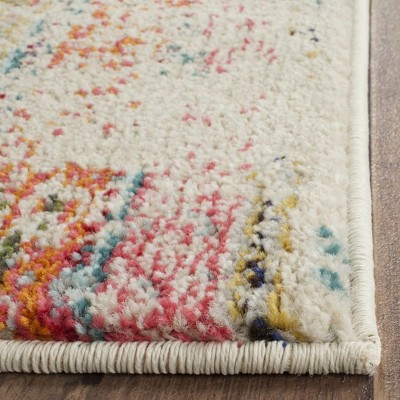 Boho-Chic Monaco Multicolor Reversible Runner Rug - 2'2" x 10'