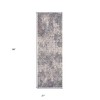 Ivory Black And Gray Abstract Area Rug - 3 of 4
