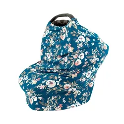 Car Seat Cover Shopping Cart Cover Infinity Scarf Carrier Cover and Nursing Cover Knightsbridge Bebe au Lait 5-in-1 Cover 