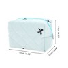 Unique Bargains Handheld Bow Embroidery Makeup Bag 4 Pcs - 3 of 4