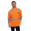 Canada Weather Gear Men’s High Visibility Safety Tee – Reflective Short Sleeve Work Shirt – Lightweight & Breathable - 4 of 4