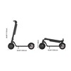 VisioGear Bicycles, Scooter with Triple Braking System, Portable and Folding Scooter for Adults and Teens, Black, 6.5"*19.3"*42.64" - 2 of 4