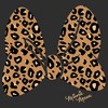 Women's Mickey & Friends Cheetah Print Minnie Mouse Bow Racerback Tank Top - 2 of 4
