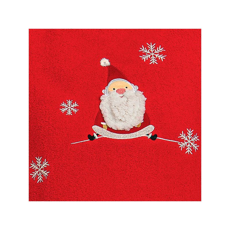Collections Etc Fleece Santa Claus Pajama Set, 5 of 6