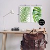 Stupell Industries Minimal Tropical Green Palms 2pc Wall Plaque Art Set - 3 of 4