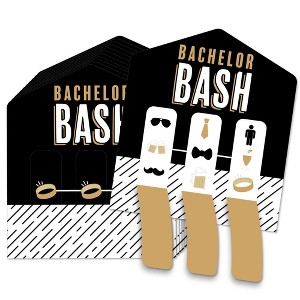 Big Dot of Happiness Bachelor Bash - Men's Bachelor Party Game Pickle Cards - Pull Tabs 3-in-a-Row - Set of 12 - 1 of 4