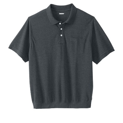 KingSize No Tuck Pocket Shrink-Less Cotton Polo Shirt