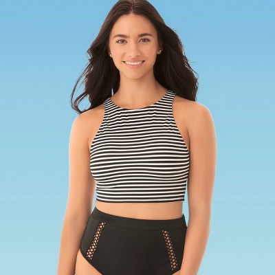 women's high neck bikini top