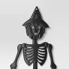 59" 3D Jointed Witch Skeleton Halloween Decorative Prop Black - Hyde and EEK! Boutique™ - 3 of 3