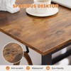RISOKEYS Computer Desk with Headphone Hook & Storage Bag, Sturdy 176Lbs Capacity,Space-Saving for Home Office Bedroom,Study - 4 of 4