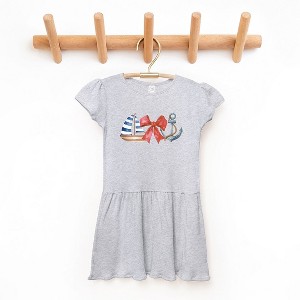 The Juniper Shop Coquette Ship Anchor Toddler Graphic Dress - 1 of 3