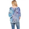 Women's Starburst Tie Dye Knit Top - PLUS - Phil Love - 3 of 3
