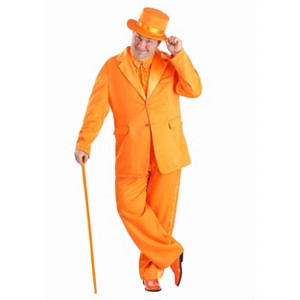 HalloweenCostumes.com Men's Plus Size Orange Tuxedo Costume | Movie Costumes - 1 of 4