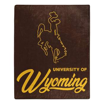 NCAA Signature Wyoming Cowboys 50 x 60 Raschel Throw Blanket