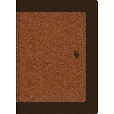 Rvr60, Biblia de Estudio de la Vida Plena, Edición Clásica, Leathersoft DOS Tonos Café, Palabras de Jesús En Rojo, Comfort Print - (Leather Bound)