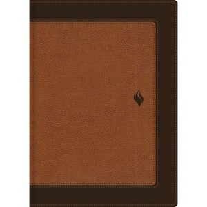 Rvr60, Biblia de Estudio de la Vida Plena, Edición Clásica, Leathersoft DOS Tonos Café, Palabras de Jesús En Rojo, Comfort Print - (Leather Bound) - 1 of 1