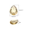 Unique Bargains Flat Back Acrylic Teardrop Rhinestone Embellishments 50 Pcs - 2 of 4