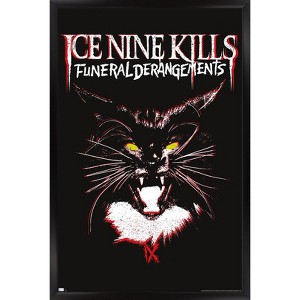 Trends International Ice Nine Kills - Cat Funeral Derangements Framed Wall Poster Prints - 1 of 4
