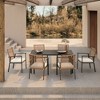 Lausaint Home 6 - Person Rectangular Outdoor Dining Set - 3 of 4