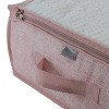 Simplify 40'' x 18'' x 6'' 2pk Under Bed Storage Bags Blush: Underbed Storage Containers with Handles, Folds Flat for Clothing - 3 of 4