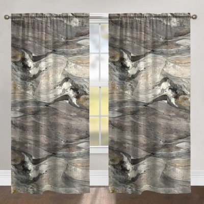 Laural Home Greystone 84" Room Darkening Window Panel