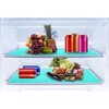 iMountek 2-Pack Refrigerator Mats: Cuttable, Easy to Clean, Anti-Bacterial, Waterproof EVA Liners for Cabinets, Drawers, and Shelves - Blue - 2 of 4