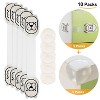 iMountek"5Pcs Kids Safety Locks & Furniture Corner Protectors, Baby-Proof Adhesive Drawer Cabinet Latches"Blue - 3 of 4