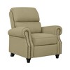 HL Home, Bustle-Back Pushback Recliner with Nailheads - 4 of 4