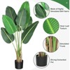 4FT-B Bird of paradise plant green, tropical artificial plant for indoor home living room and office decoration - 3 of 4