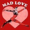 Juniors Womens Batman Valentine's Day Harley Quinn Mad Love T-Shirt - 2 of 4