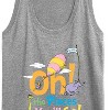 Women's - Dr. Seuss - Oh! The Places You'll Go Graphic Racerback Tank - 2 of 4