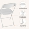 MAYEERTY 4 Piece Folding Chair Indoor Outdoor Portable Stackable - 4 of 4