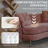 NicBex 64.2 Inch Loveseat,Modern Polyester Fiber Loveseat Sofa with Golden Metal Legs,Club 2-Seater Couch for Living Room,Apartment - 4 of 4