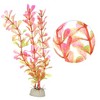 Unique Bargains Plastic Fish Tank Aquarium Decoration Artificial Water Plants Pink 7.28" 1 Pc - 3 of 4