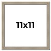 PosterPalooza | Square Classic Modern Silver Picture Frame - UV Acrylic, Foam Board Backing, Hanging Hardware - 2 of 4