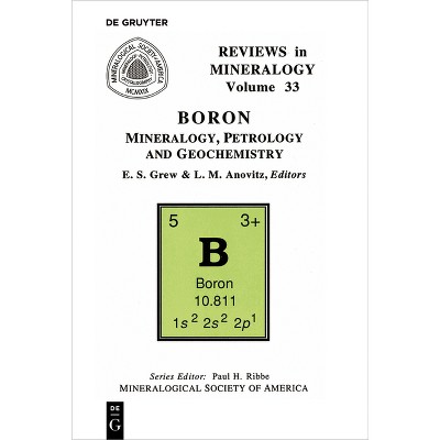 Boron - (Reviews in Mineralogy & Geochemistry) by  Lawrence M Anovitz & Edward S Grew (Paperback)
