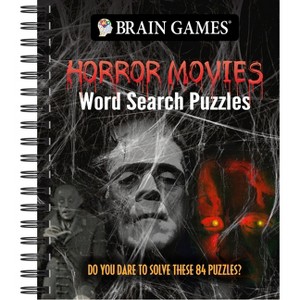 Brain Games - Horror Movies Word Search Puzzles - by  Publications International Ltd & Brain Games (Spiral Bound) - 1 of 1