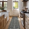 Acekool Boho Floral Washable Rug - Soft Low Pile Non-Slip Area Rug - 2 of 4