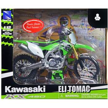 Kawasaki KX 450 #1 Eli Tomac Green 1/12 Diecast Motorcycle Model by New Ray