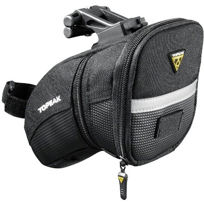Topeak Aero Wedge Seat Bag: QuickClick, Medium, Black