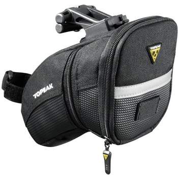 Topeak Aero Wedge Seat Bag: QuickClick, Medium, Black