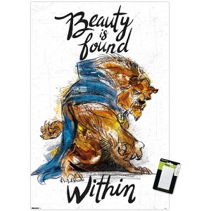 Trends International Disney Beauty and the Beast (1991) - Watercolor Beast Unframed Wall Poster Prints - 1 of 4