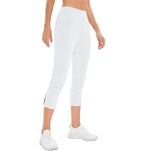 Womens Pants Golf Business Casual Lightweight Work Yoga Dress Stretchy Pants with Pocket - 1 of 4