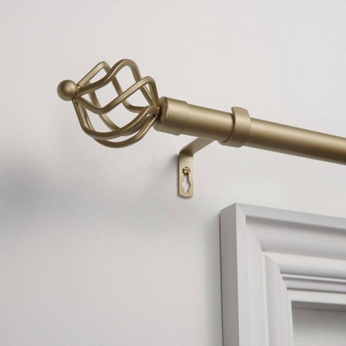 Exclusive Home 36-72 Torch Curtain Rod - Gold : Target